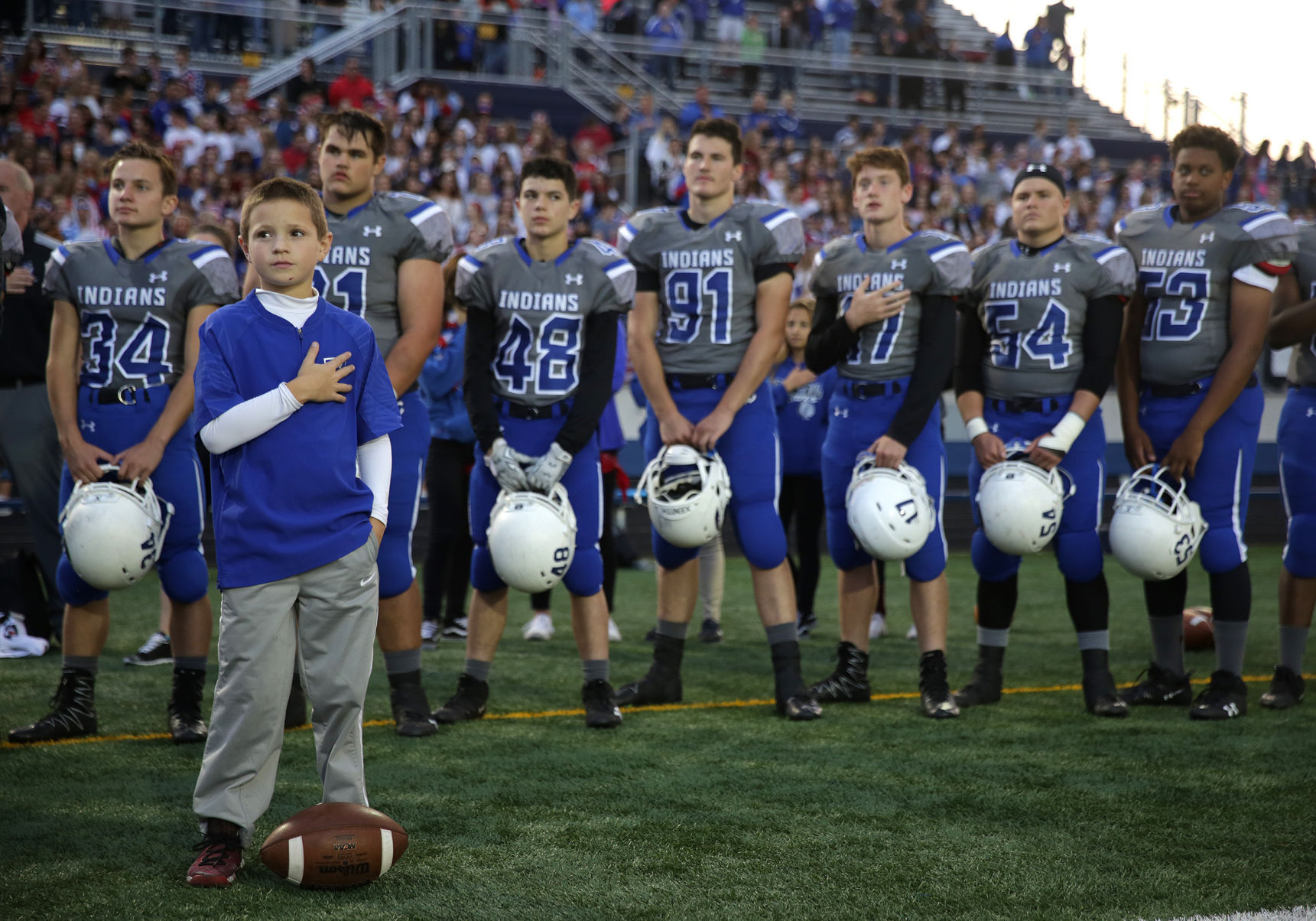 Crown Point at Lake Central football